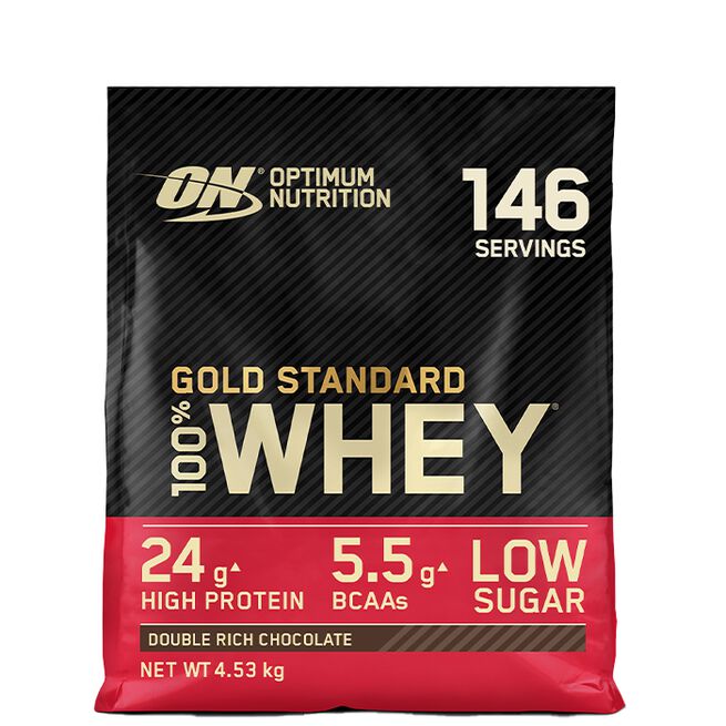 100% Whey Gold Standard Myseprotein 4545 g Double Rich Chocolate