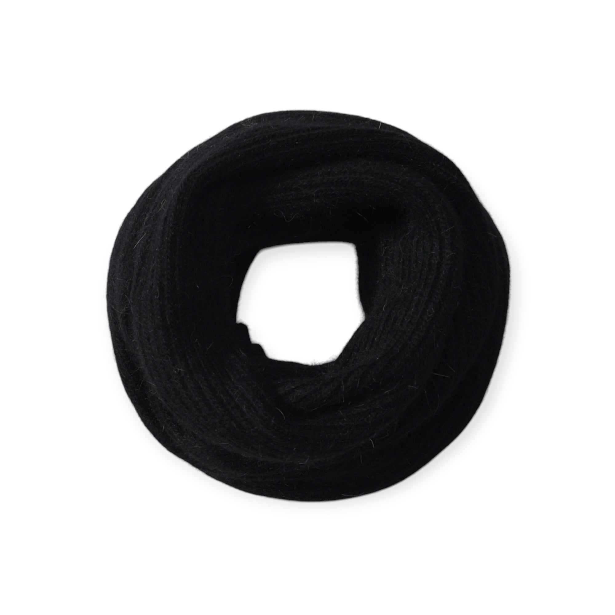 Ribbed Scarf - Black