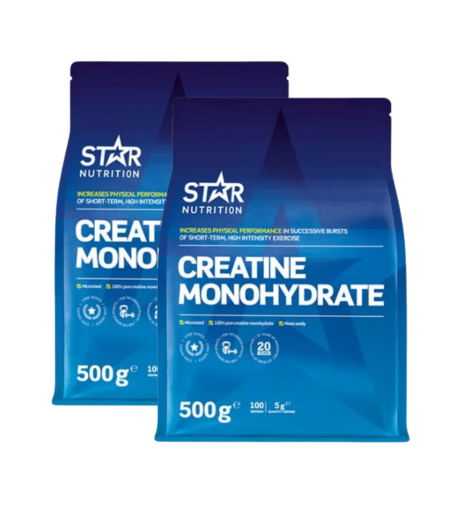 2 x kreatinmonohydrat 500 g
