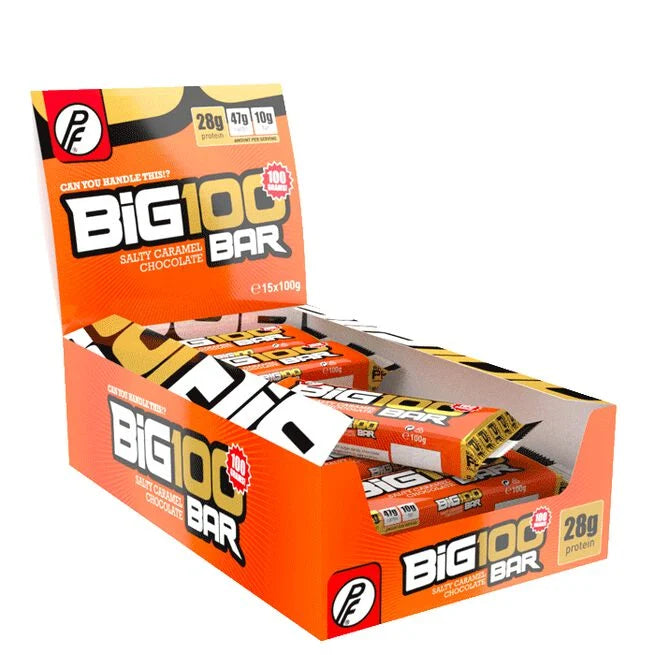 15 x Big 100 Proteinbar 100 g Salt Karamell Sjokolade