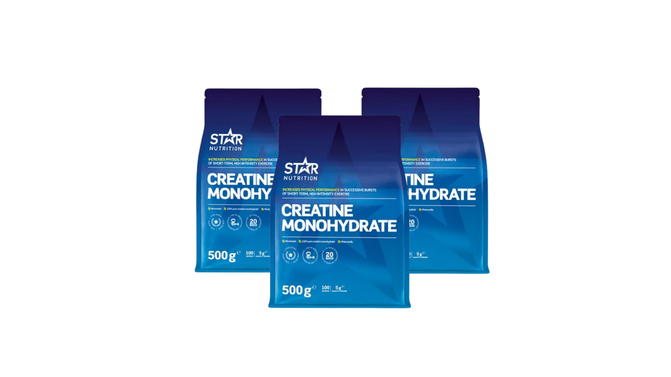 3 x kreatinmonohydrat 500 g