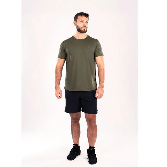 Star Mesh T-shirt Moss Green