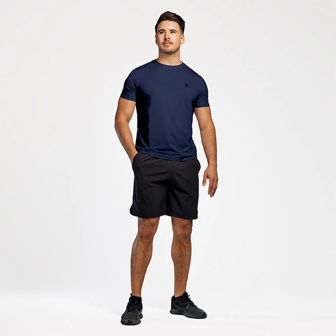 Star Mesh T-shirt, Navy