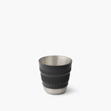 SEA TO SUMMIT DETOUR STAINLESS STEEL COLLAPSIBLE MUG BLACK