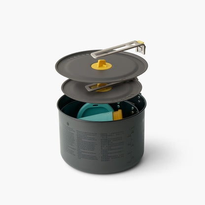 SEA TO SUMMIT FRONTIER UL TWO POT COOK SET [2P] [6 PIECE]