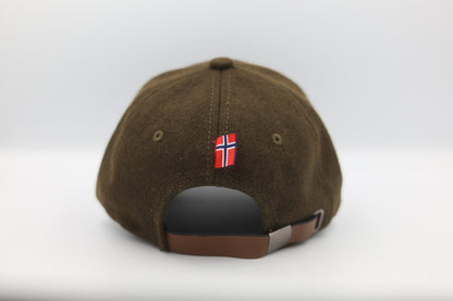 Ull caps - Mørk grønn