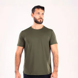 Star Mesh T-shirt Moss Green