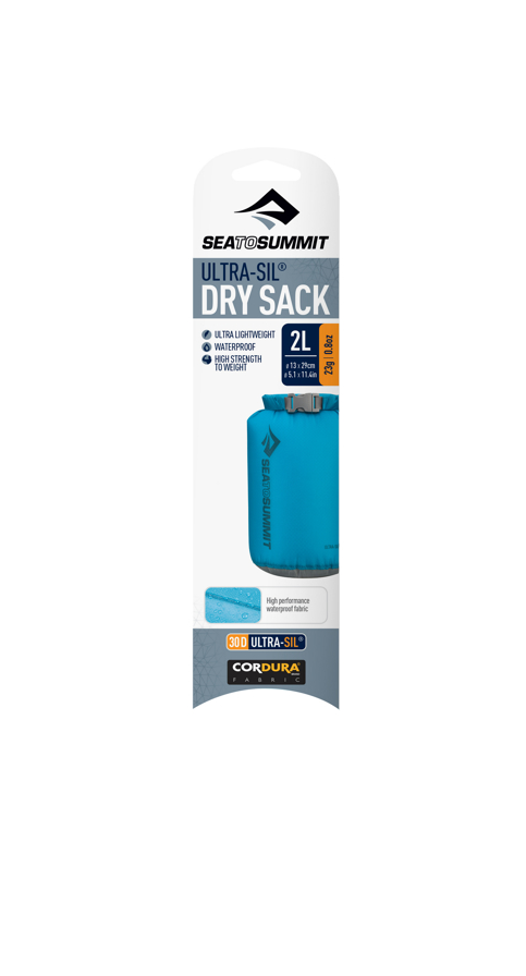 SEA TO SUMMIT DRY SACK ULTRASILICONE 2L BLUE