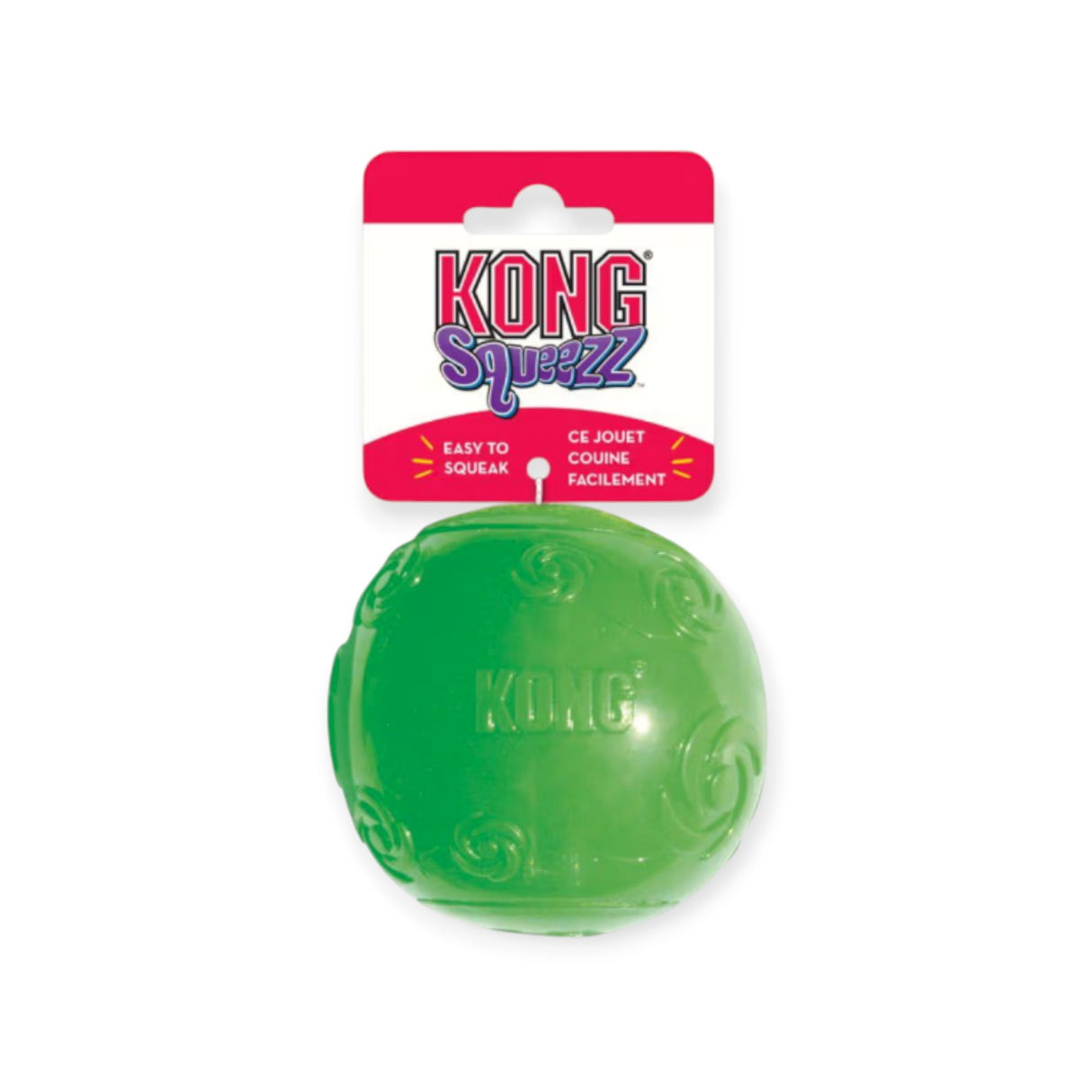 KONG Squeezz Ball L – Slitesterk hundeball
