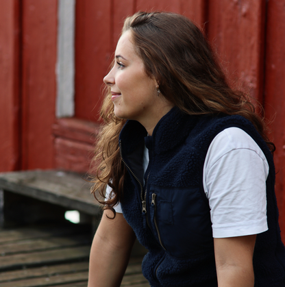 Less Layers Relax Fleece Varmevest Dame Navy
