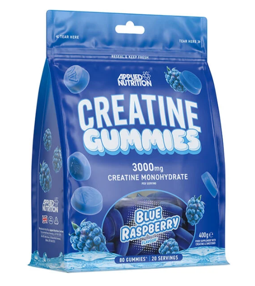 Creatine Gummies, 80 gummies Blue Raspberry
