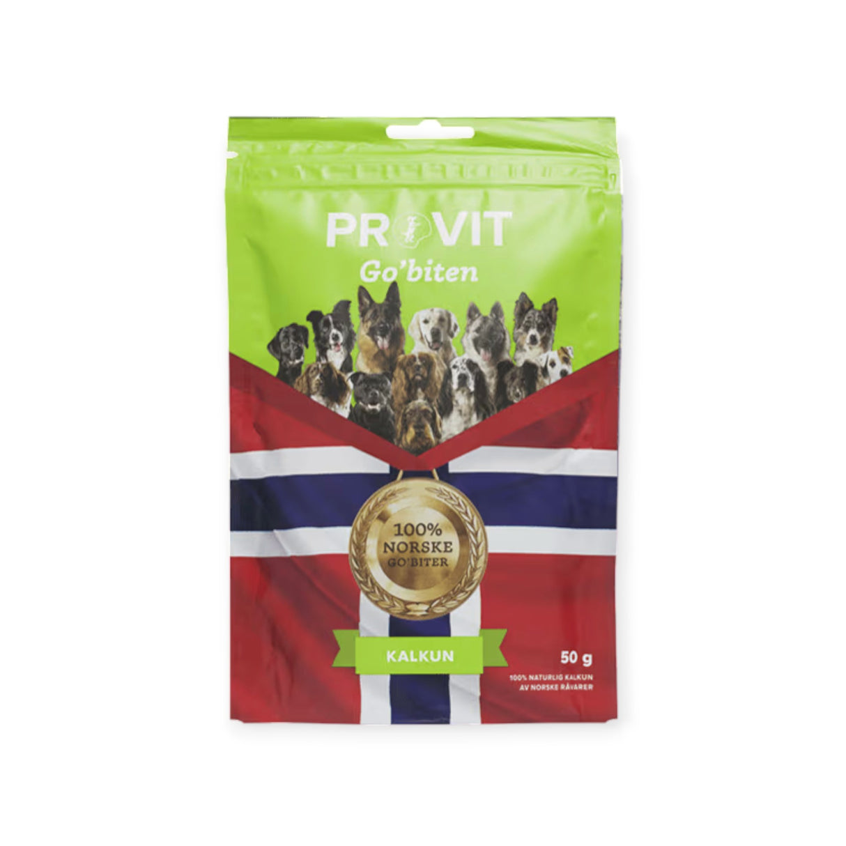 Provit Go’biten – Frysetørket kalkun 50g