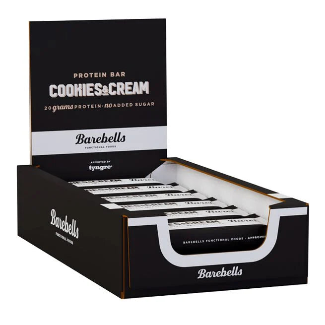 12 x Barebells Proteinbar 55 g Cookies & Cream