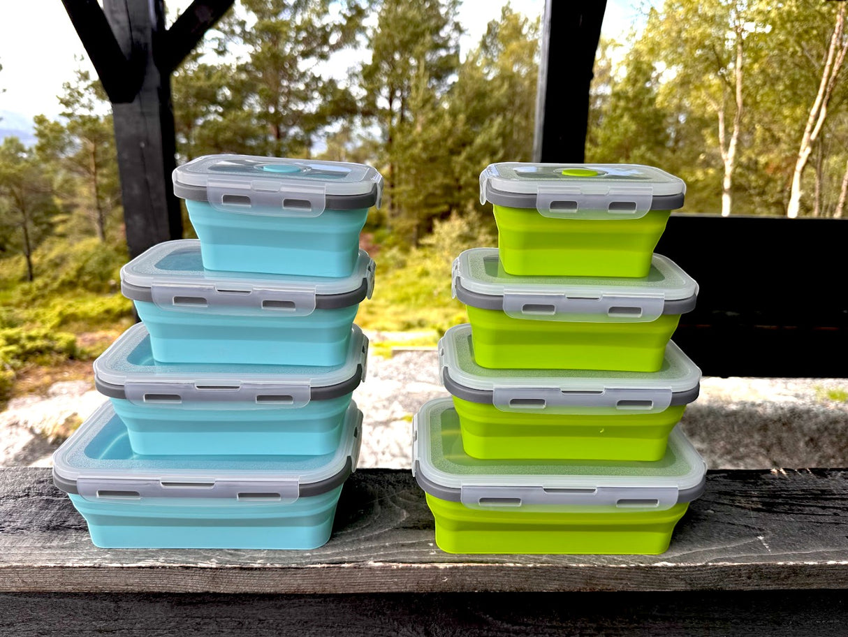 Sammenleggbar Matboks - Grønn