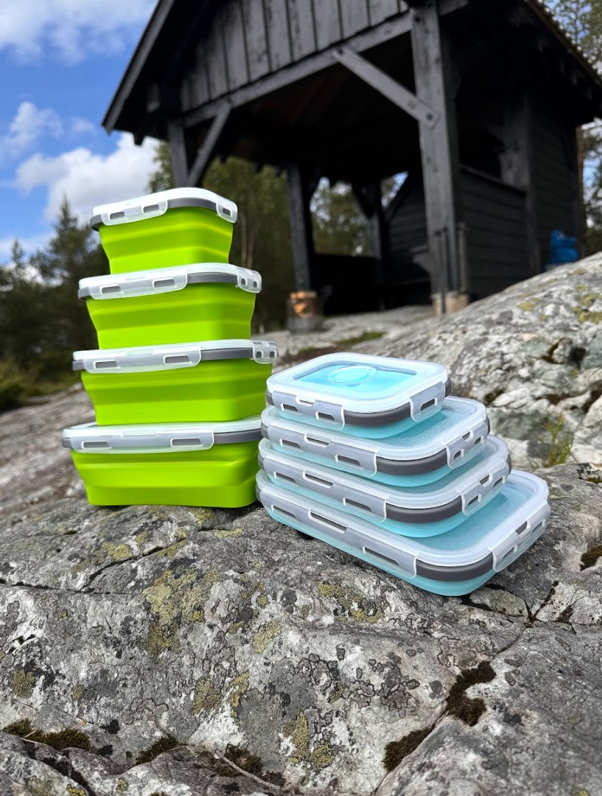 Sammenleggbar Matboks - Grønn